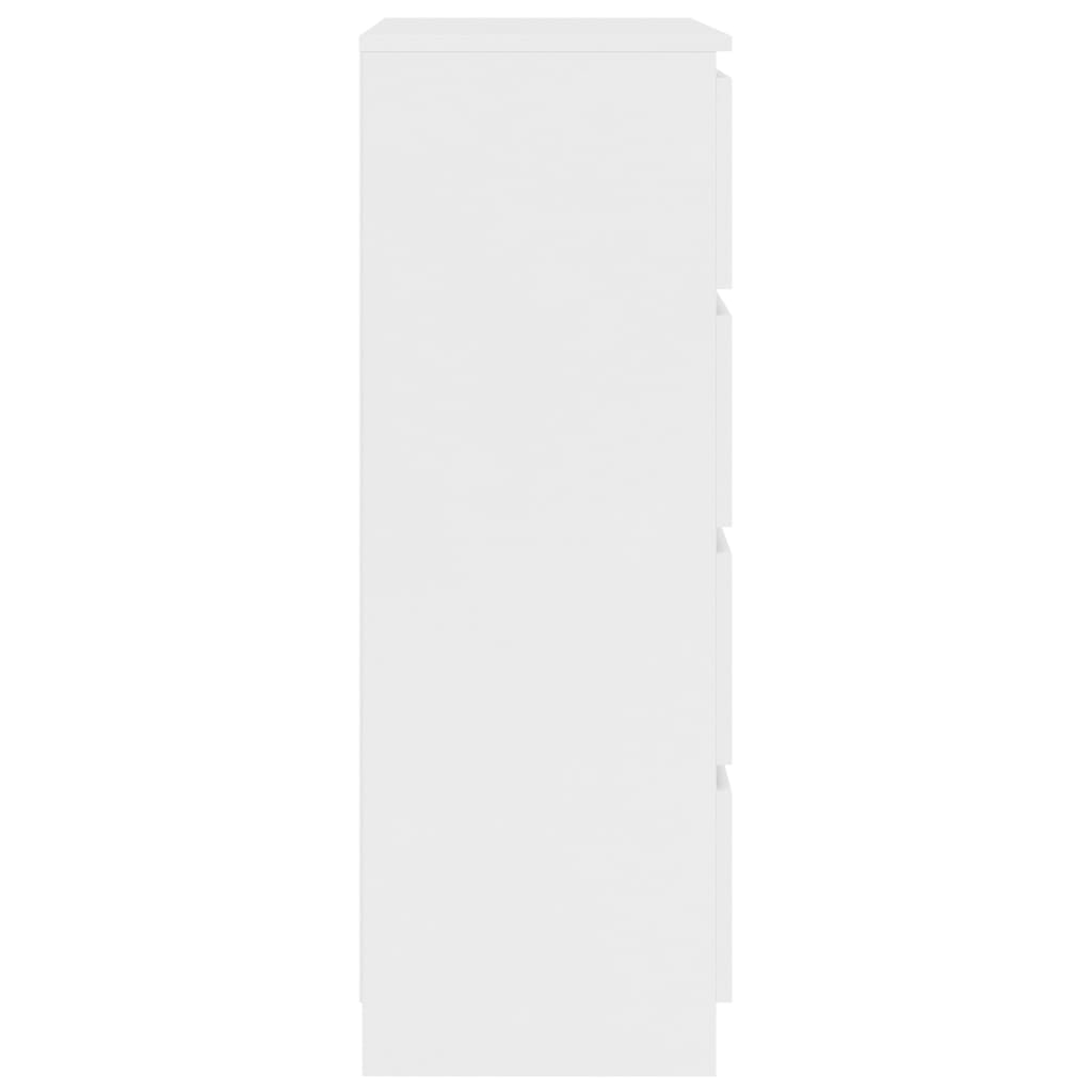 vidaXL puhvetkapp, valge, 60x35x98,5 cm tehispuit