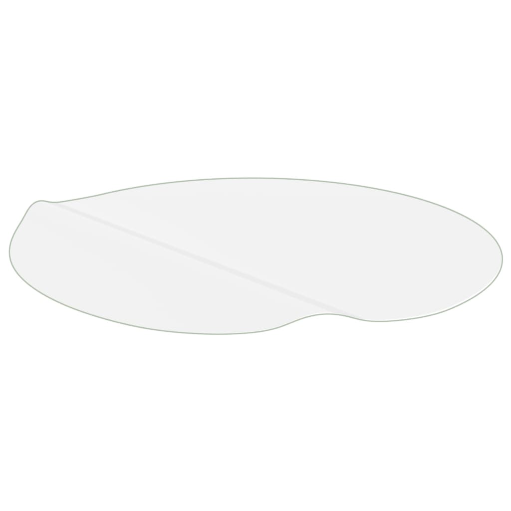 vidaXL lauakaitse, läbipaistev, Ø 100 cm, 2 mm, PVC
