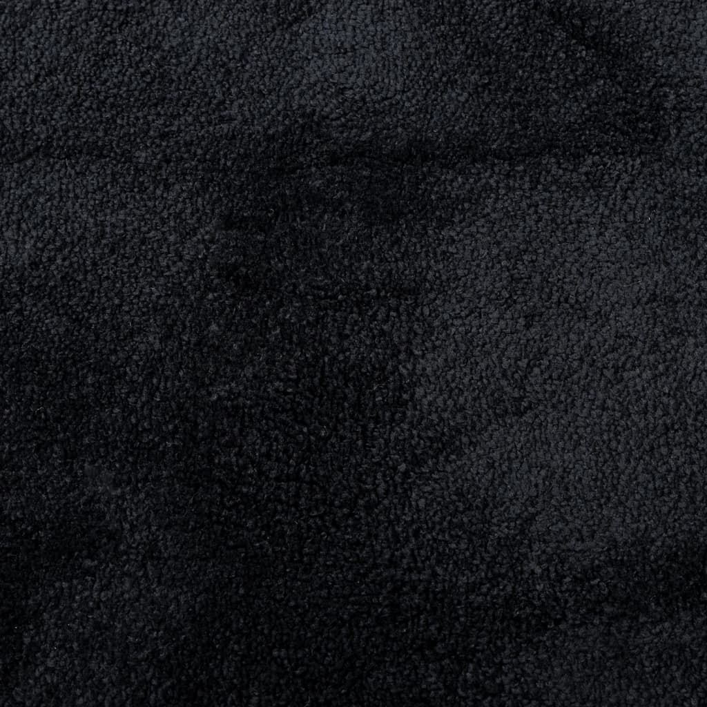 vidaXL vaip "OVIEDO" lühikese narmaga, must, 300 x 400 cm