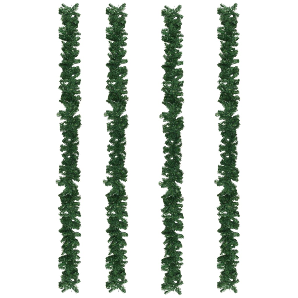 vidaXL jõuluvanikud 4 tk, roheline, 270 cm, PVC