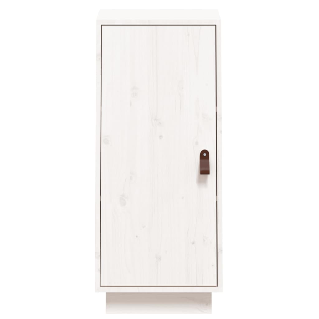 vidaXL puhvetkapp, valge, 34x40x75 cm, männipuit