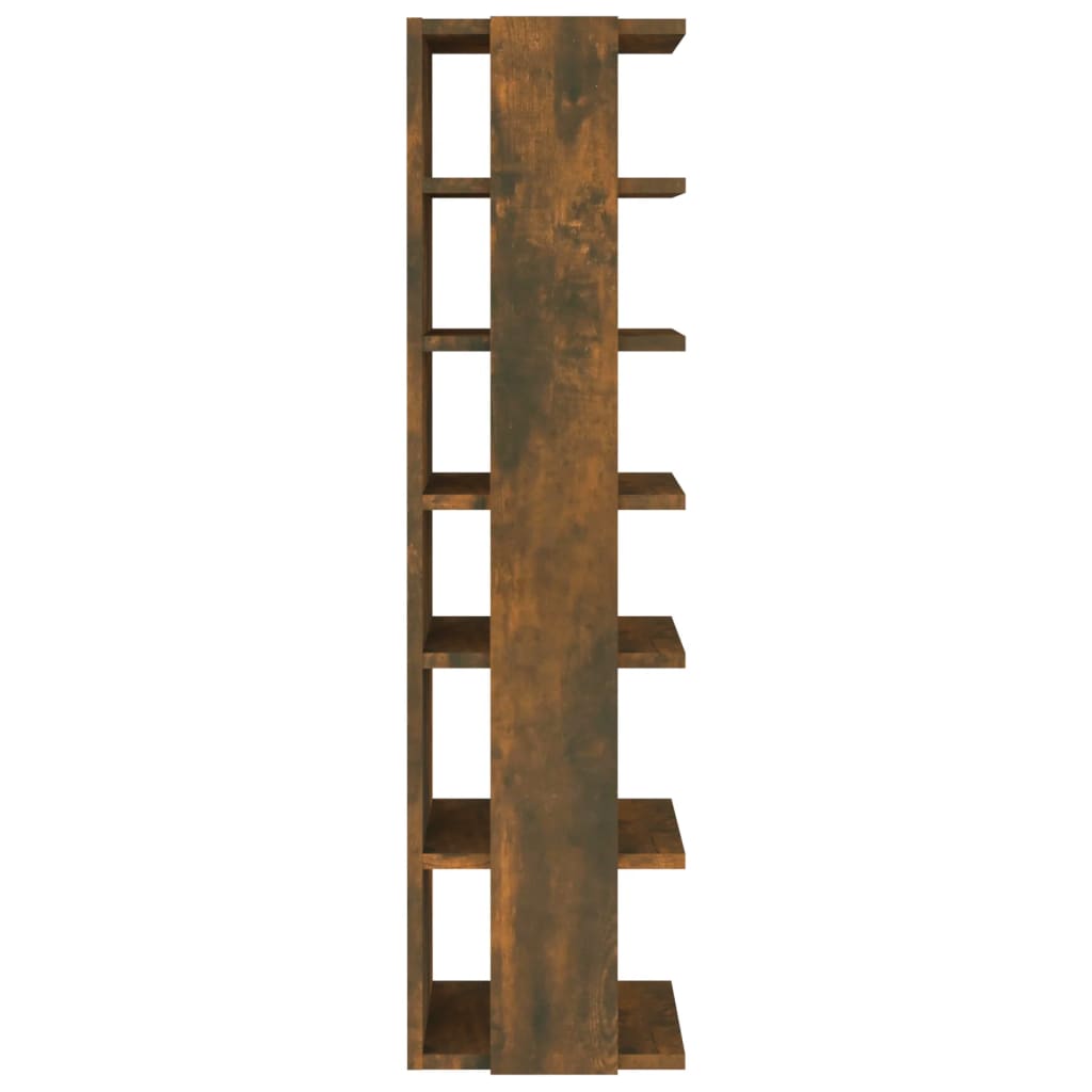 vidaXL kingariiul, suitsutatud tamm, 27,5x27x102 cm, tehispuit