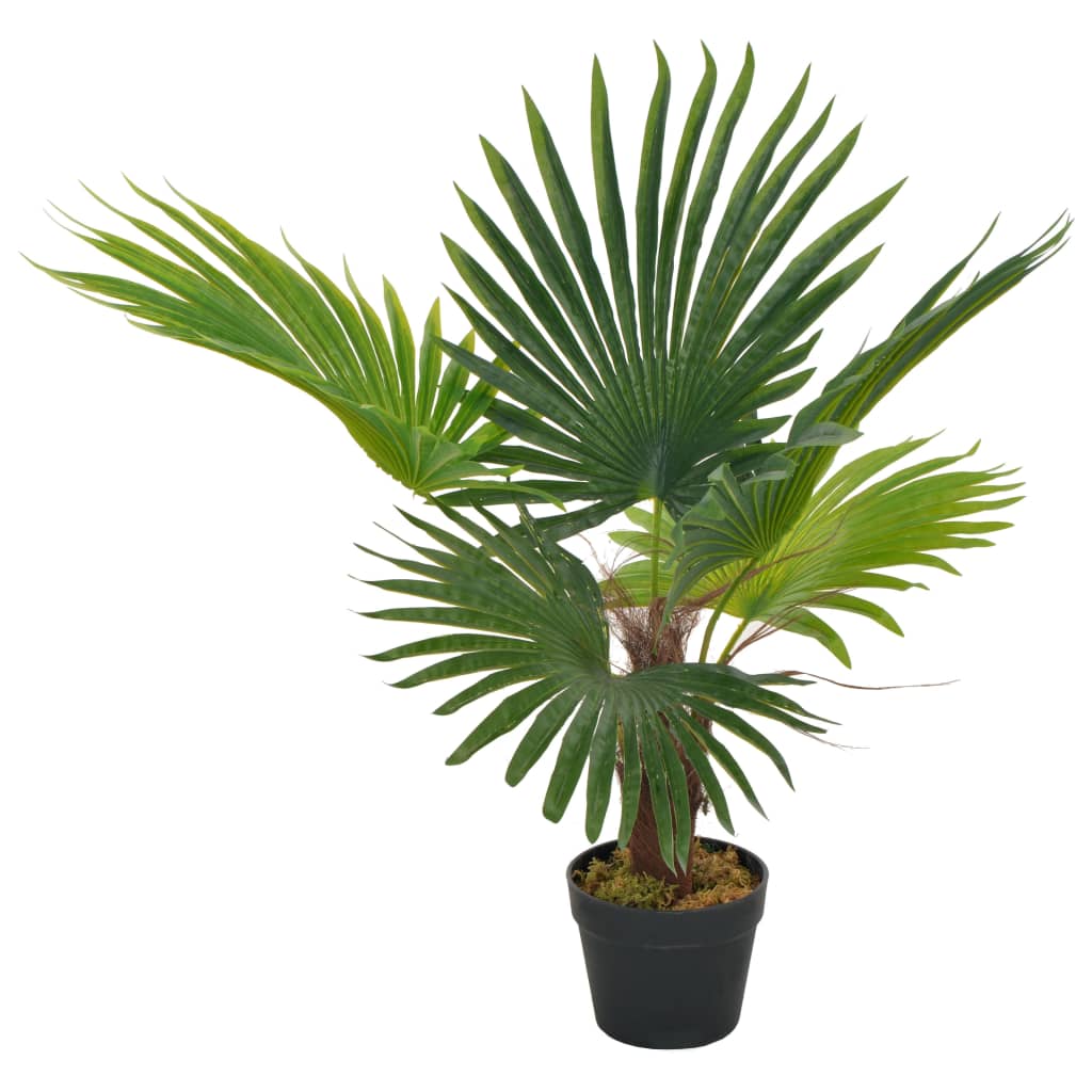 vidaXL kunsttaim palm lillepotiga 70 cm, roheline