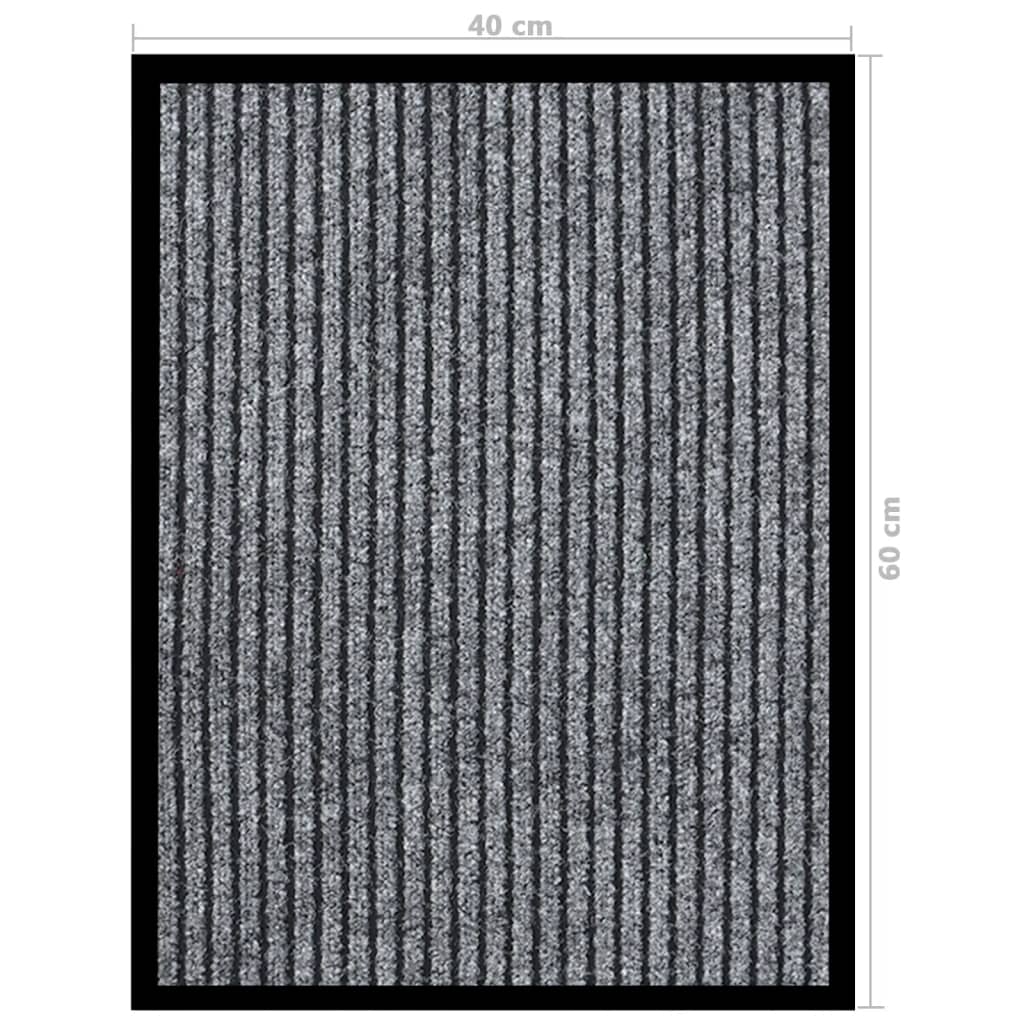 vidaXL uksematt, triibuline, hall 40 x 60 cm