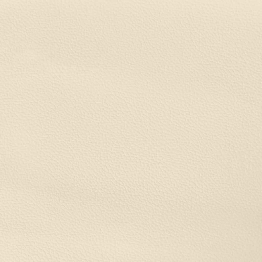 vidaXL vedrumadrats, kreemjas, 80x200x20 cm, kunstnahk