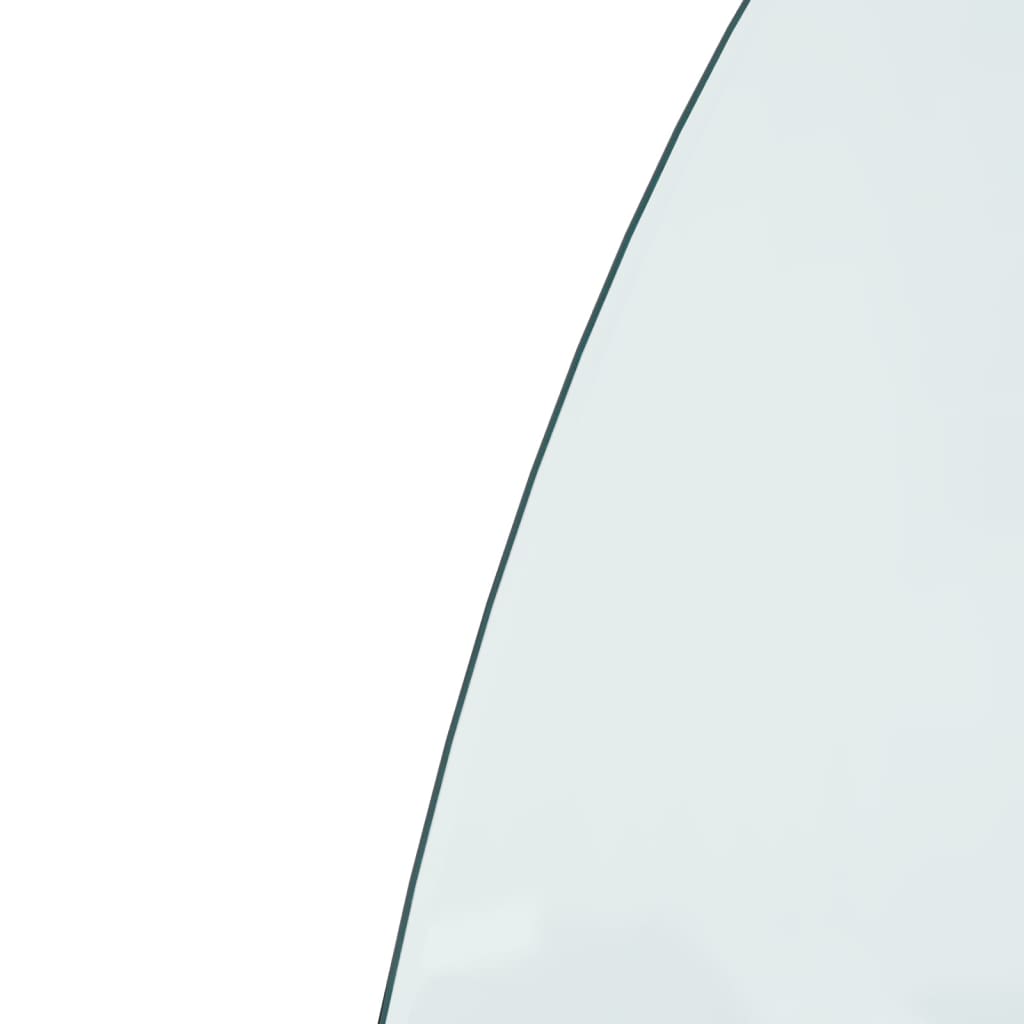 vidaXL kamina klaasplaat, poolümar, 800x600 mm