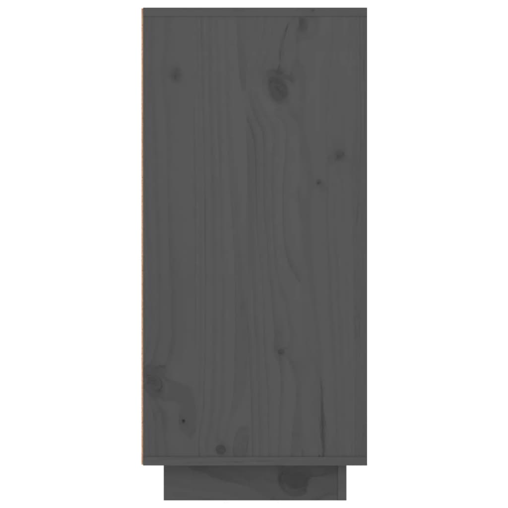 vidaXL puhvetkapp, hall, 111 x 34 x 75 cm, männipuit
