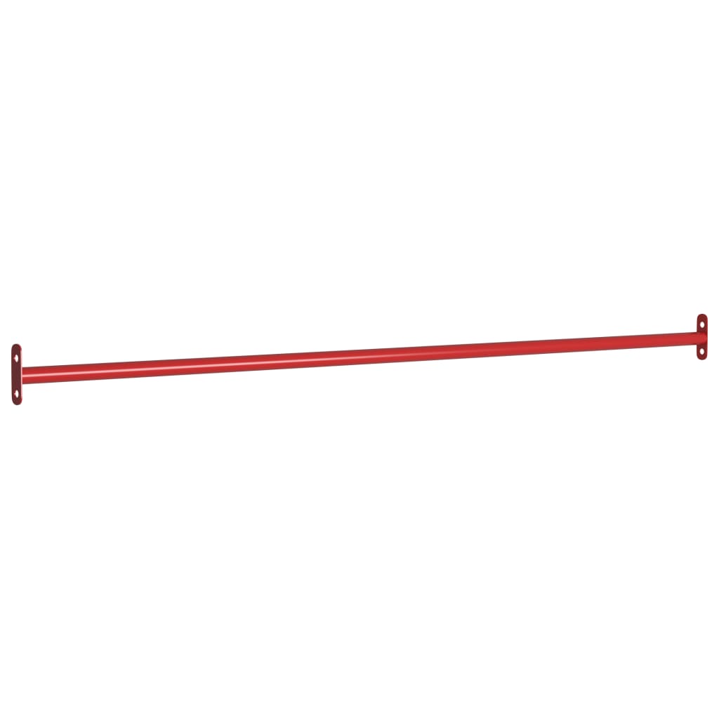 vidaXL turnimislatid, 2 tk, 125 cm, teras, punane