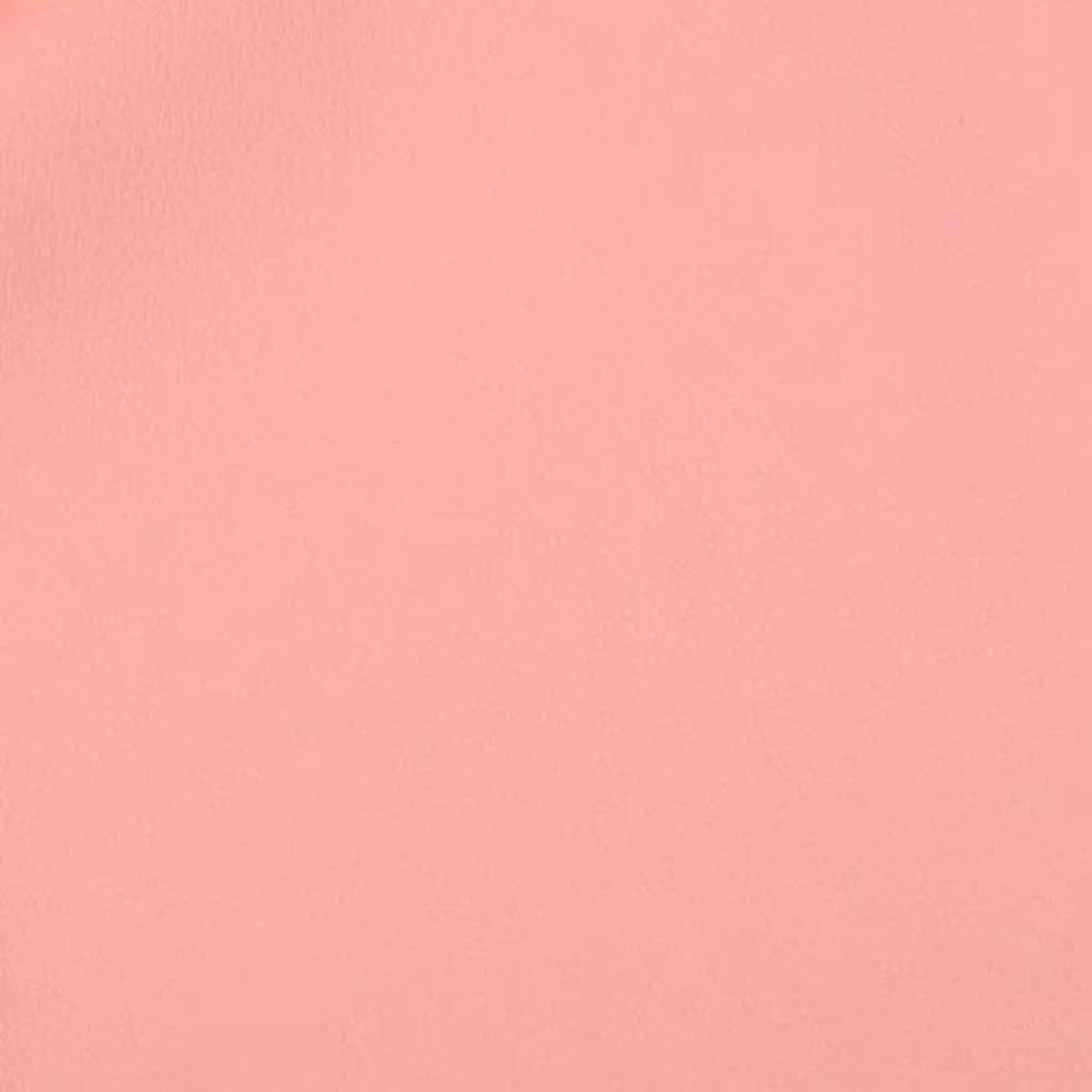 vidaXL mänguritool jalatoega, valge ja roosa, kunstnahk