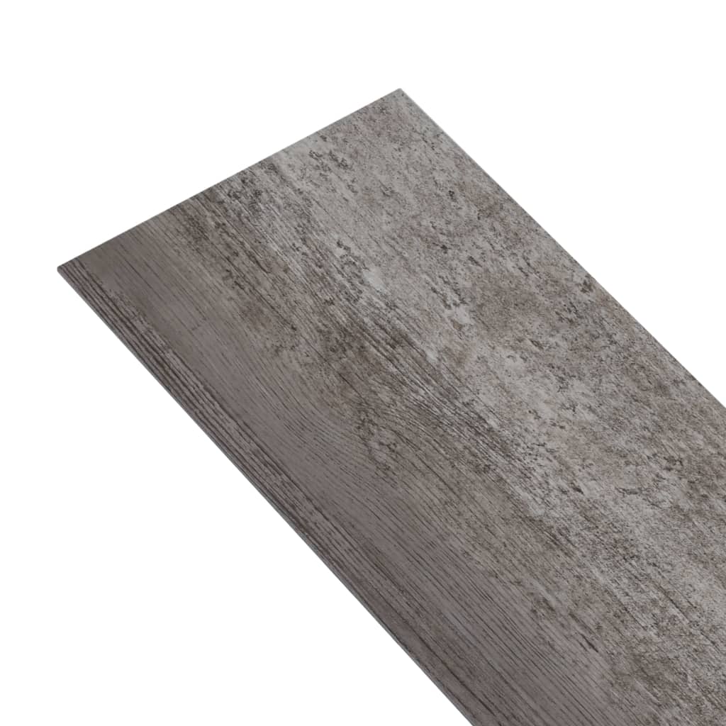 vidaXL iseliimuvad PVC-põrandaplaadid 5,26 m², 2 mm, triibuline puit
