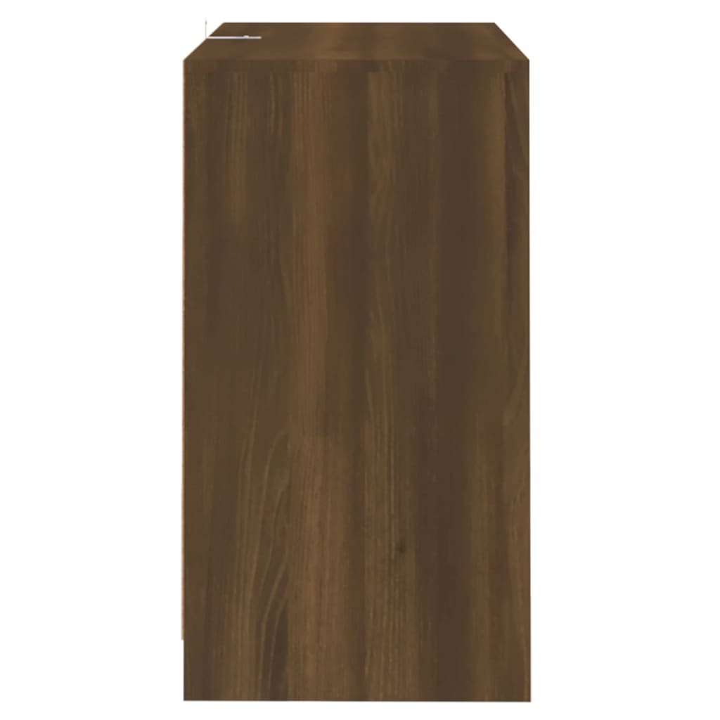 vidaXL puhvetkapp, pruun tamm, 70 x 41 x 75 cm, puitlaastplaat