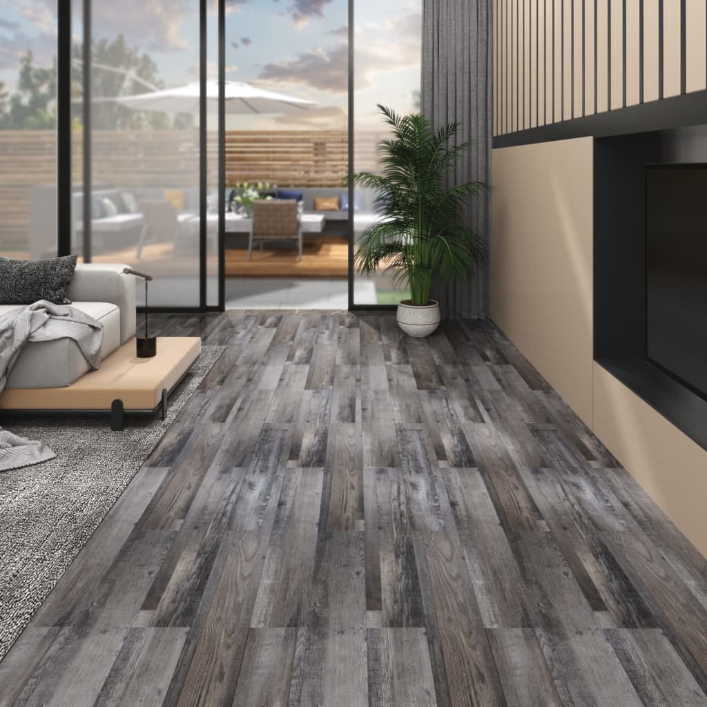 vidaXL PVC põrandalauad 5,02 m², 2 mm, iseliimuv, industriaalpuit