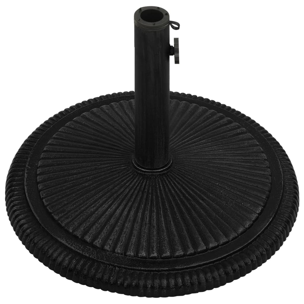 vidaXL päikesevarju alus, must, 45x45x30 cm, malm