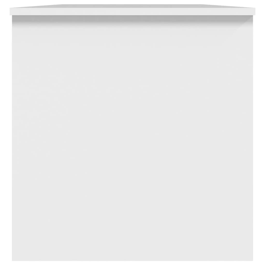 vidaXL kohvilaud, valge, 102x50x52,5 cm, tehispuit