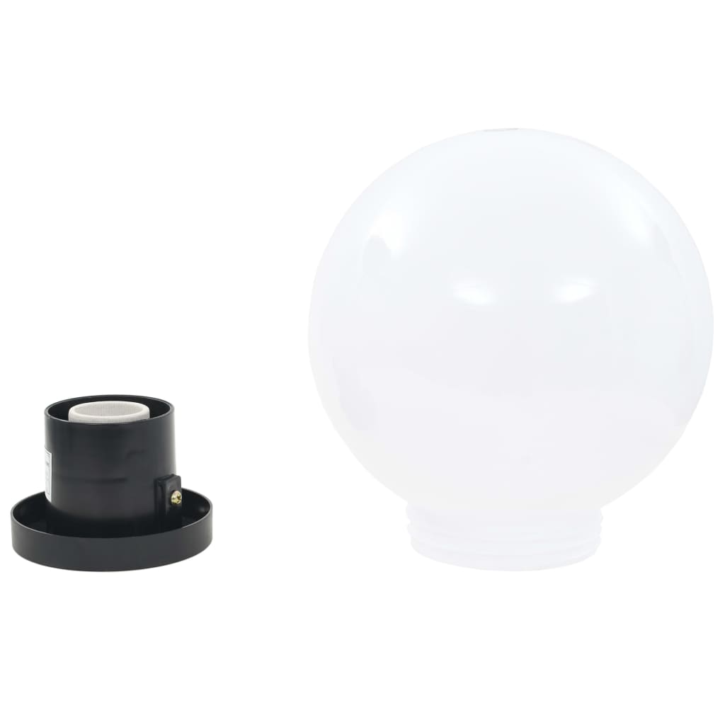 vidaXL LED-lambid, 2 tk, kera, 20 cm, PMMA