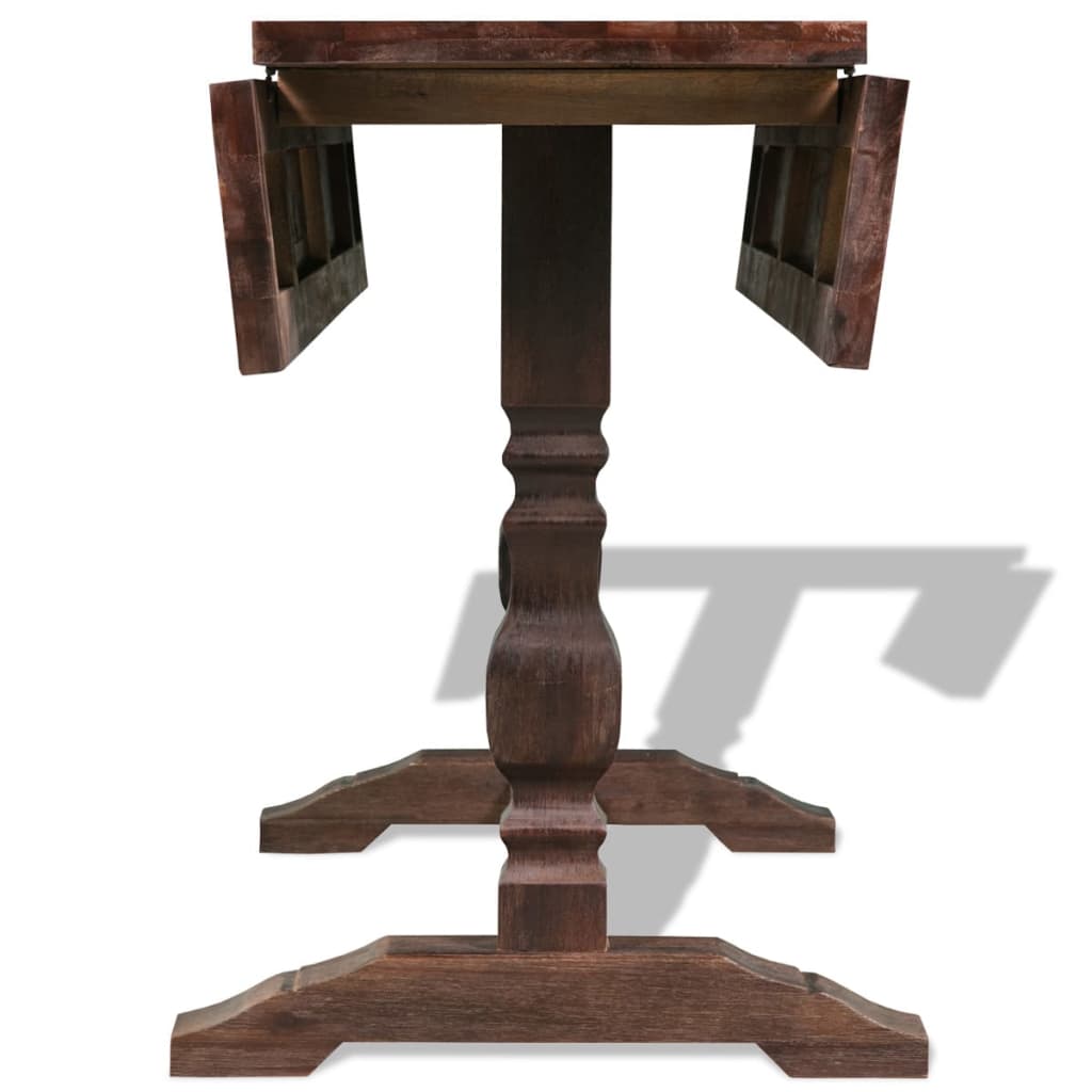 vidaXLi kokkupandav laud tugevast akaatsiapuidust 180 x 80 x 75 cm
