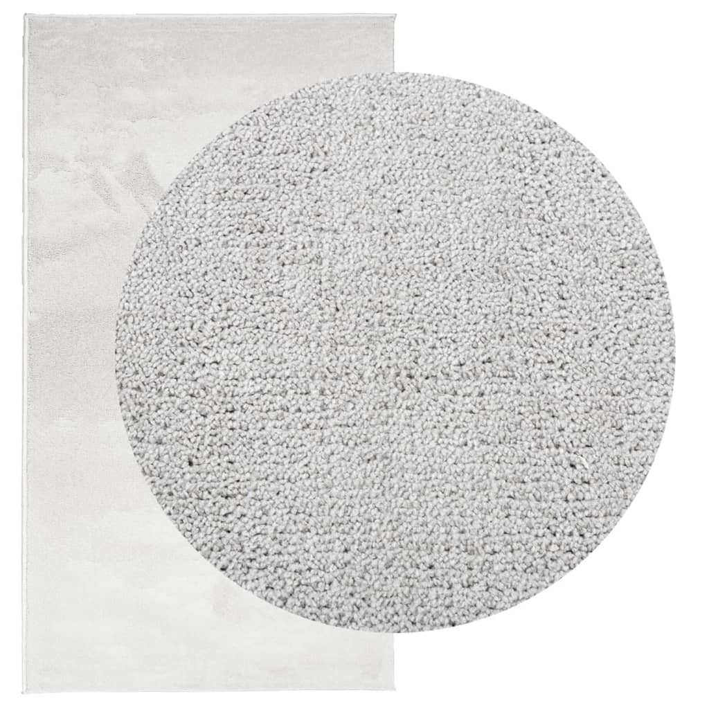 vidaXL vaip "OVIEDO" lühikese narmaga, hall, 80 x 150 cm