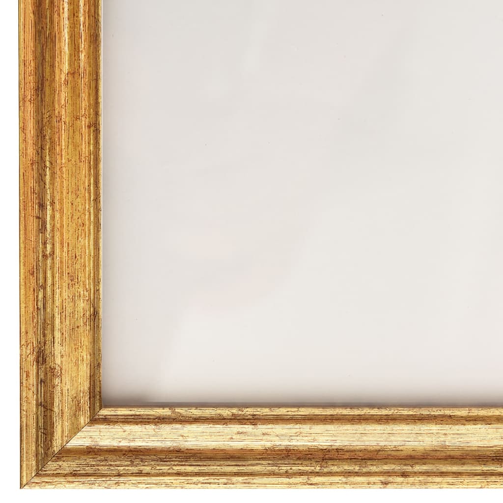 vidaXL pildiraamikomplekt seinale või lauale, kuldne, 70x90 cm, MDF