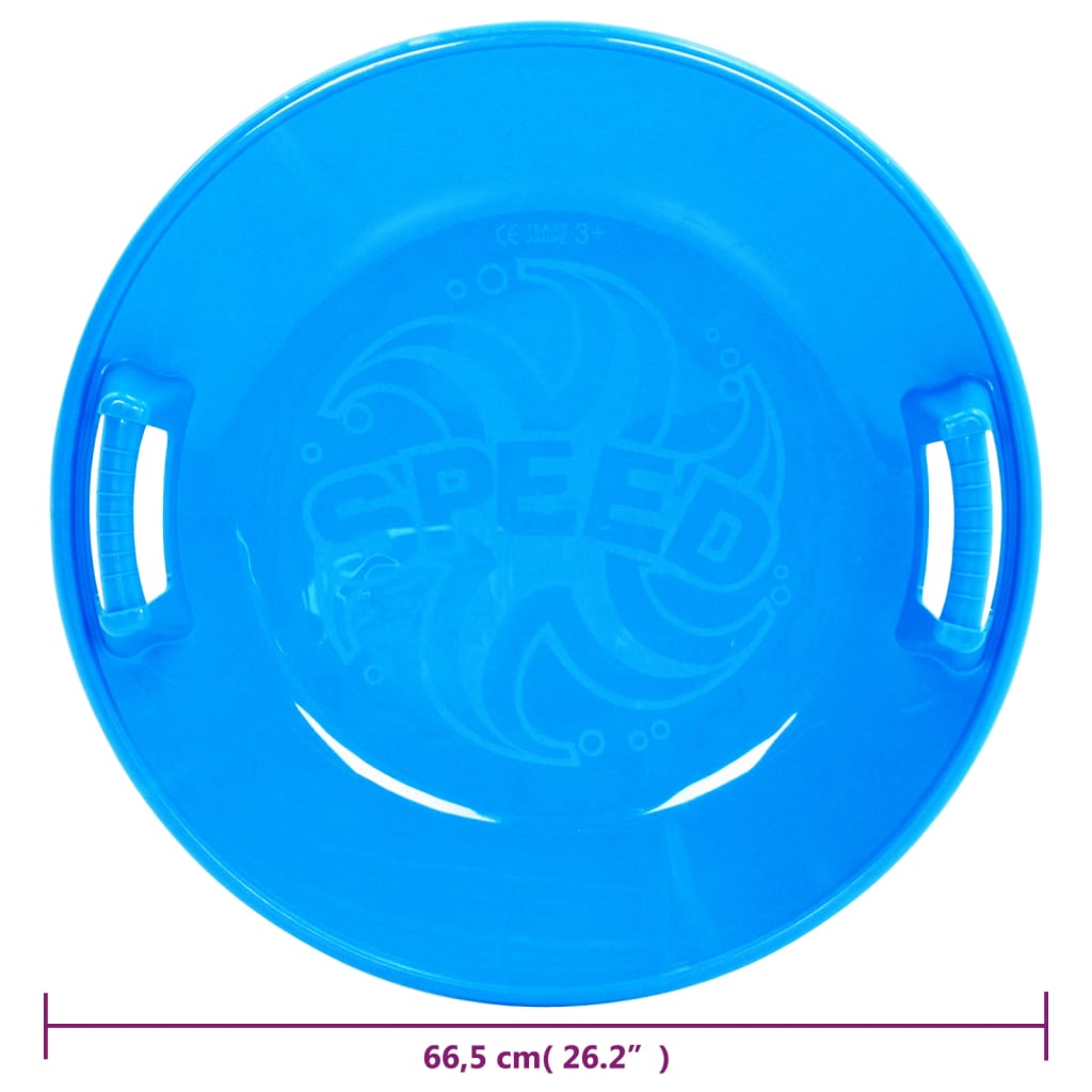 vidaXL ümmargune kelk, sinine, 66,5 cm, PP