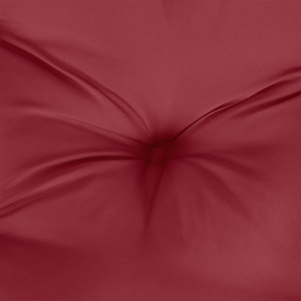 vidaXL euroaluse istmepadi, punane, 58 x 58 x 10 cm, kangas