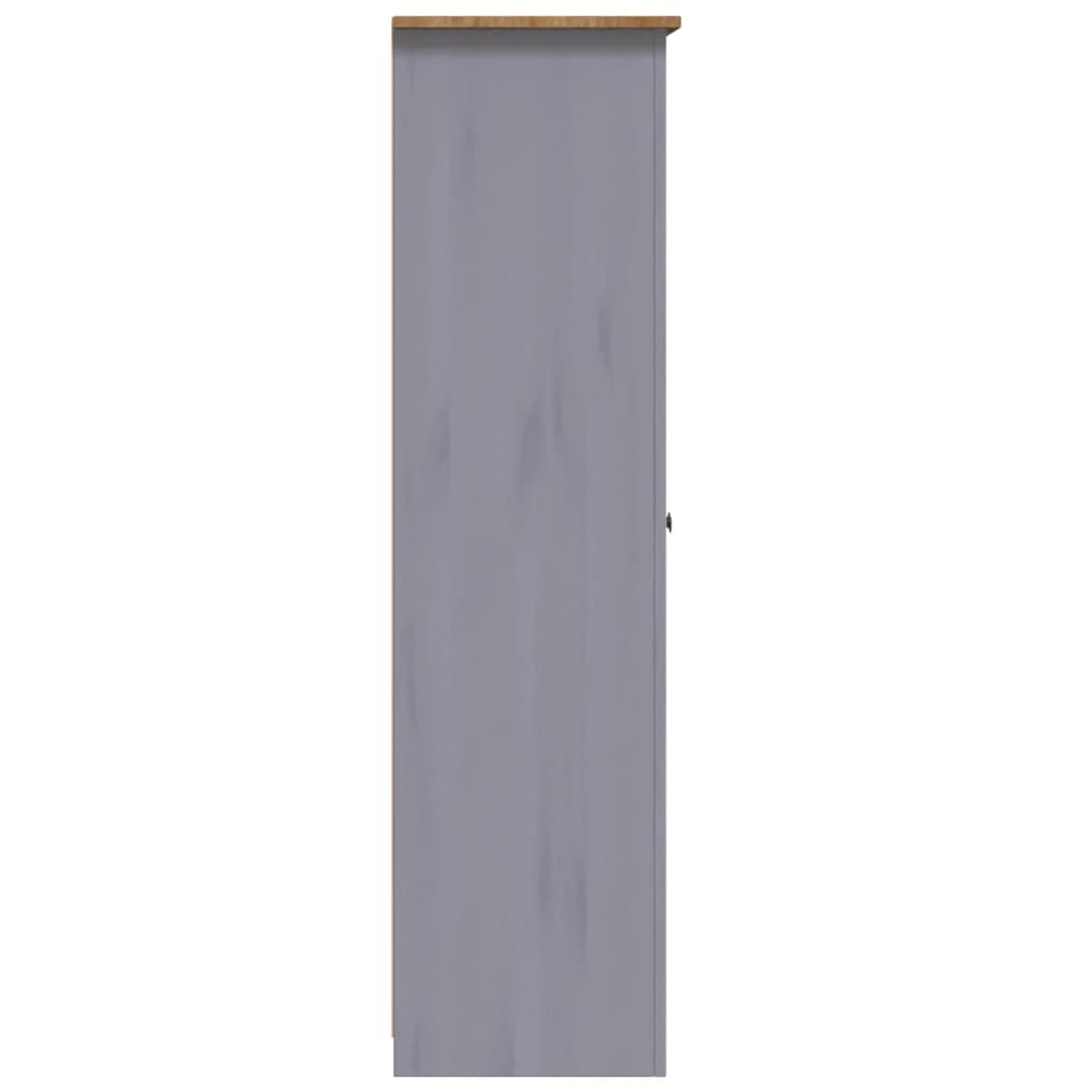 vidaXL 3 uksega riidekapp hall 118x50x171,5 cm mänd Panama sari