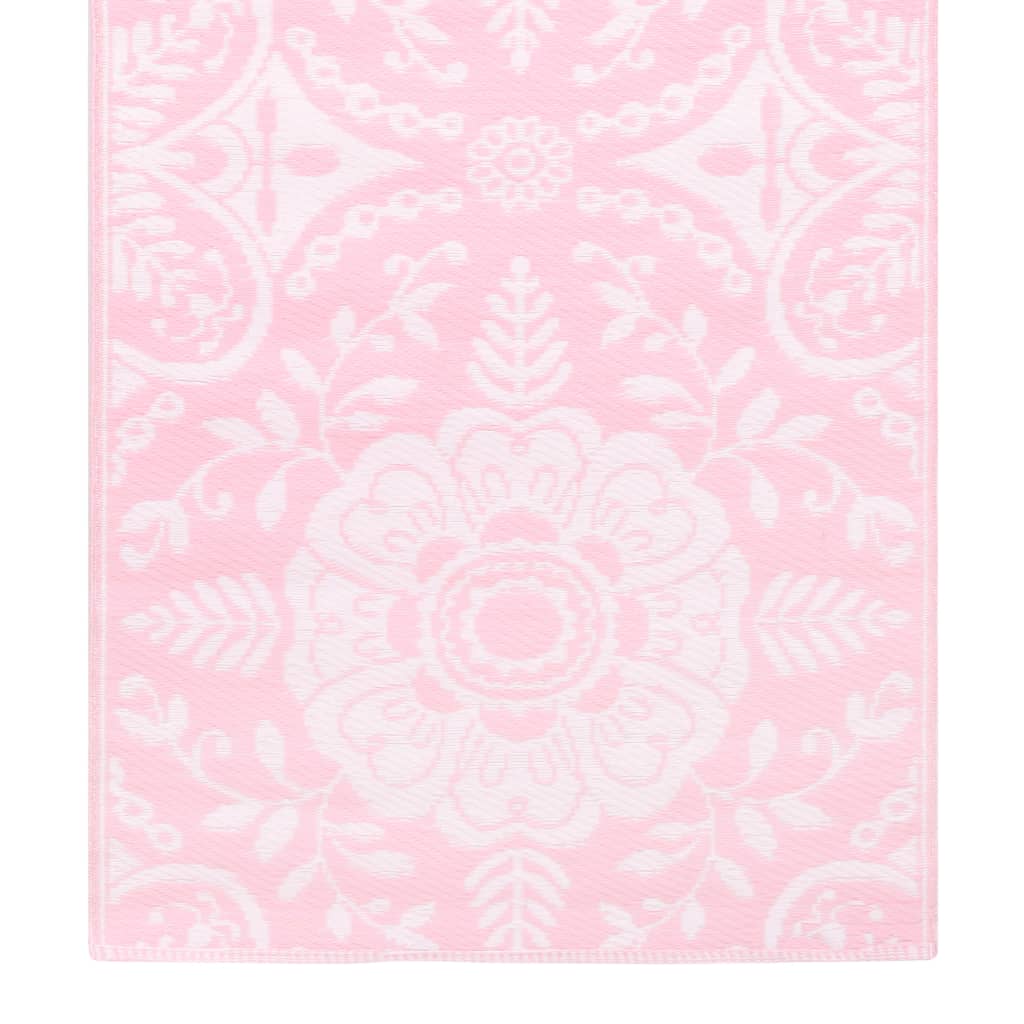 vidaXL õuevaip, roosa, 120 x 180 cm, PP