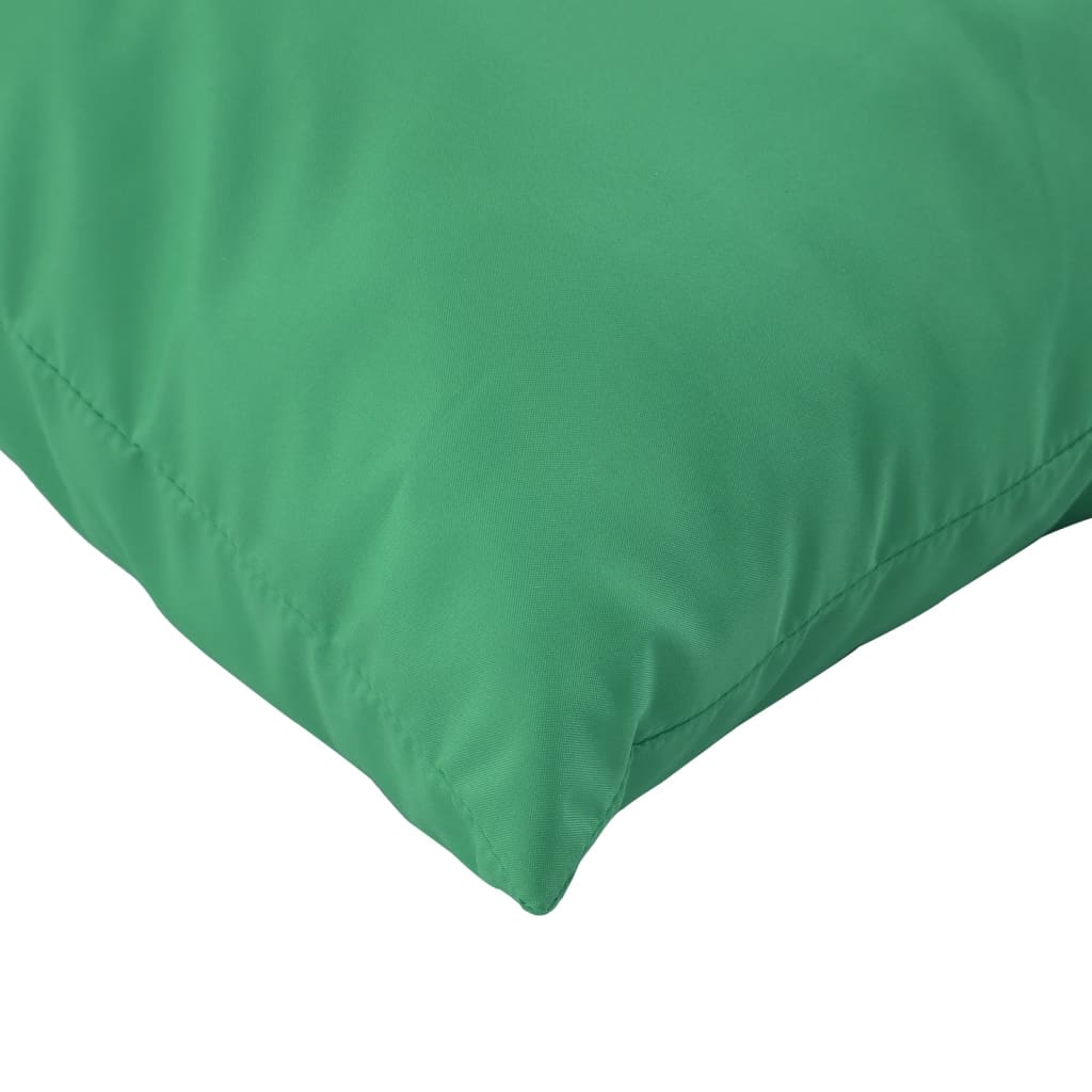 vidaXL euroaluse istmepadjad, 2 tk, roheline, kangas