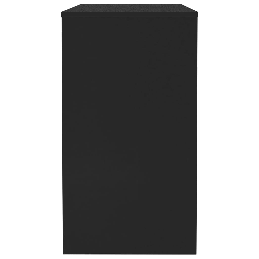 vidaXL kirjutuslaud, must, 90 x 40 x 72 cm, tehispuit