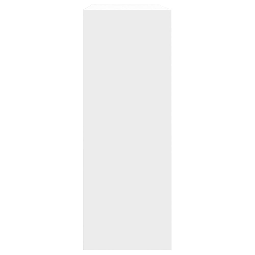 vidaXL jalatsikapp, valge, 60 x 21 x 57 cm, tehispuit