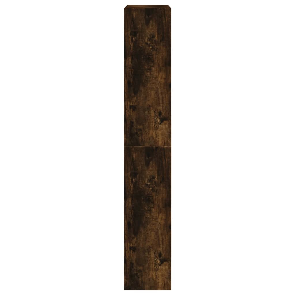 vidaXL jalatsikapp, suitsutatud tamm, 60 x 21 x 125,5 cm, tehispuit