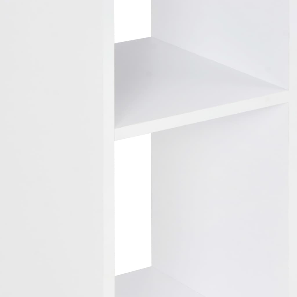 vidaXL baarilaud, valge ja antratsiithall, 60 x 60 x 110 cm