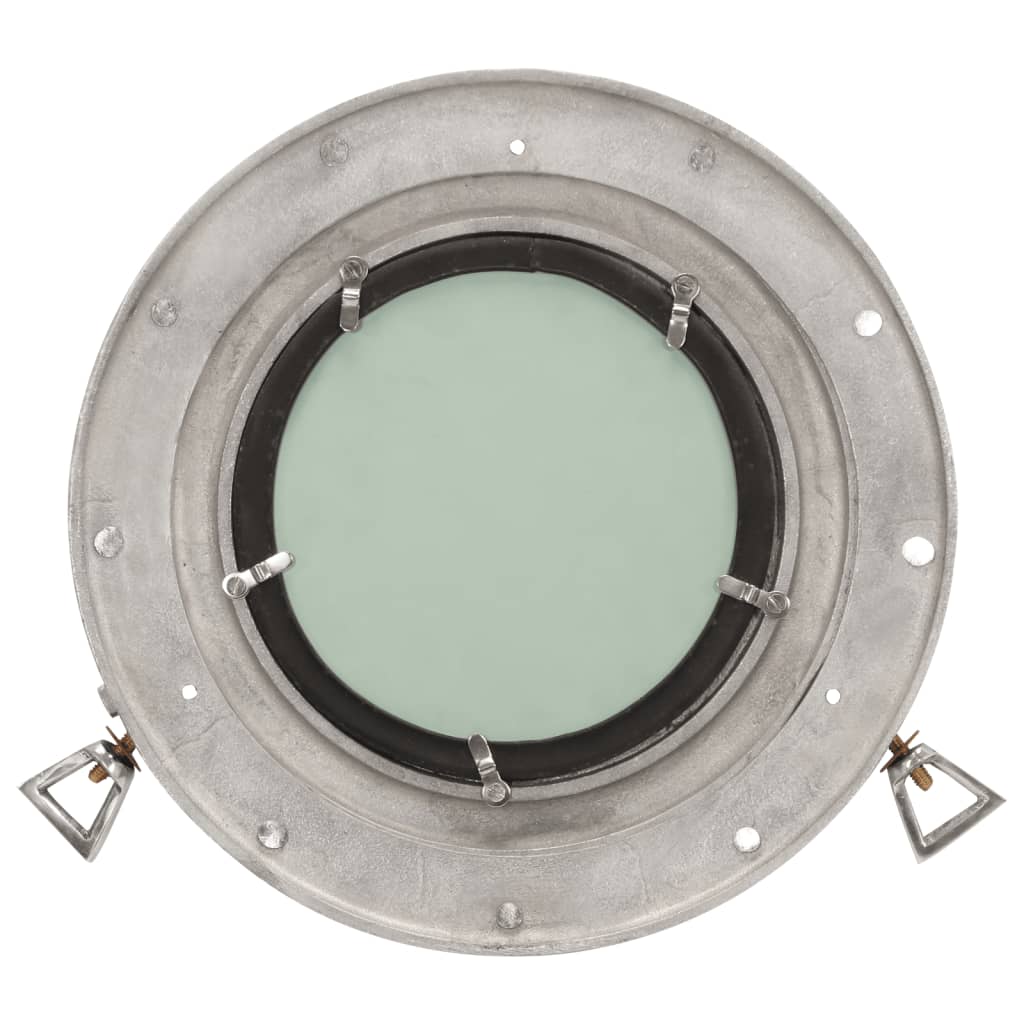 vidaXL illuminaator peegel, seinale, Ø30 cm, alumiinium ja klaas