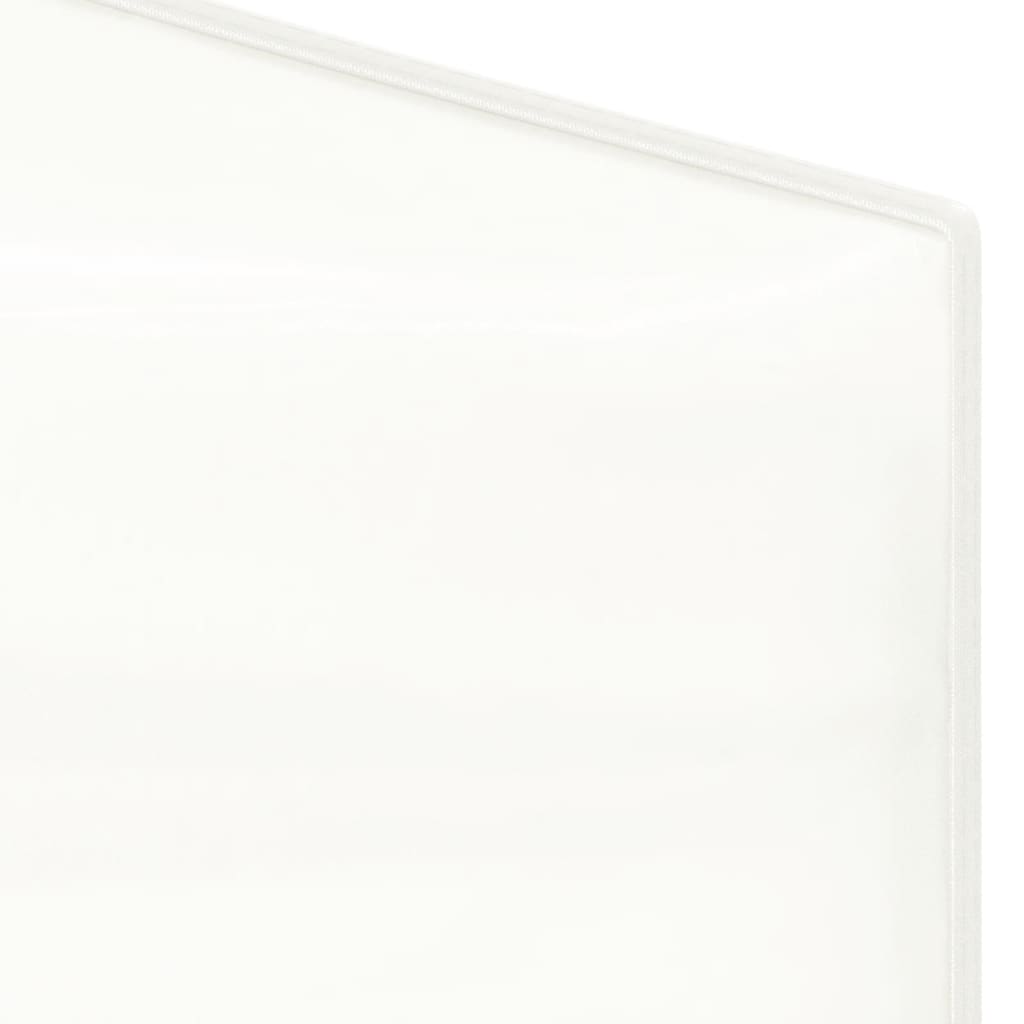 vidaXL kokkupandav peotelk seintega, valge, 3 x 3 m