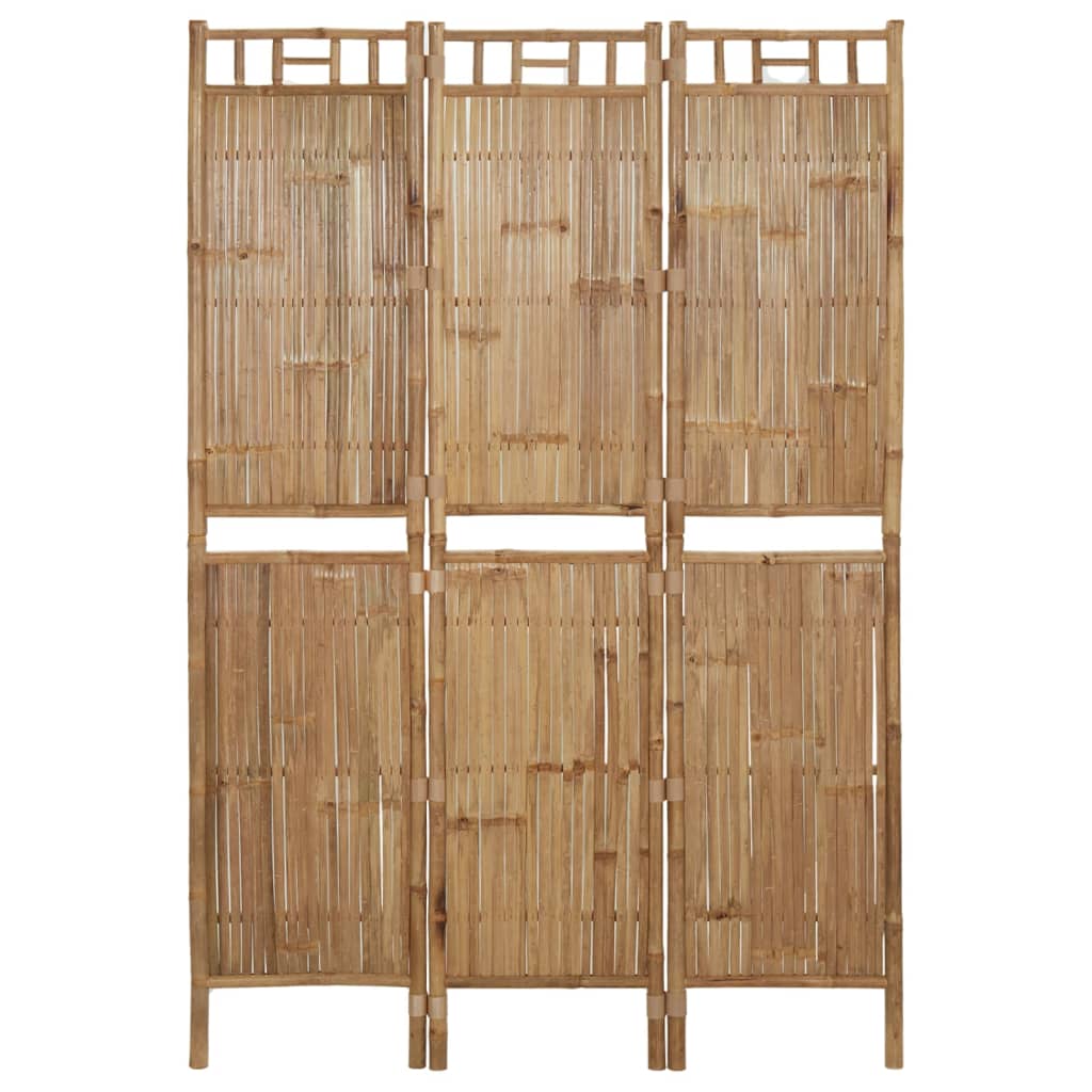 vidaXL 3 paneeliga ruumijagaja, bambus, 120 x 180 cm