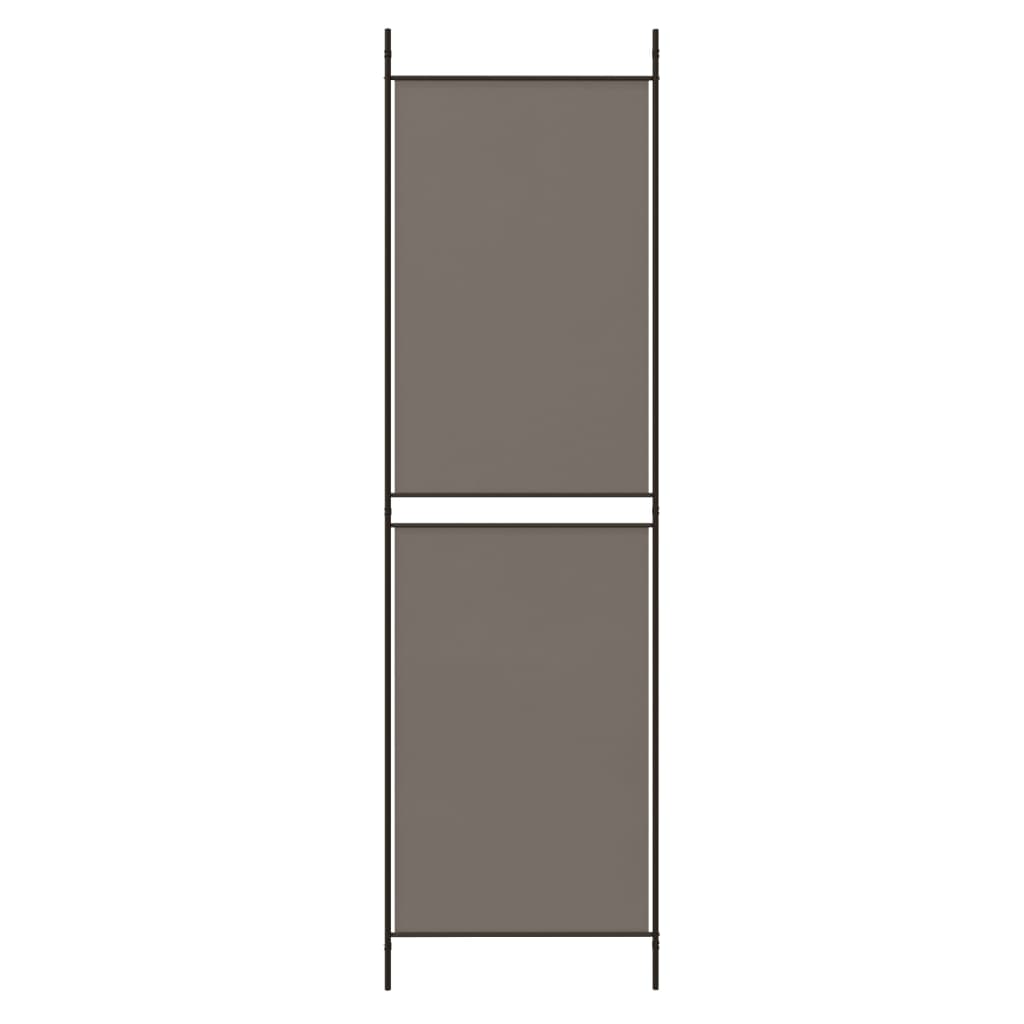 vidaXL 4 paneeliga ruumijagaja, antratsiithall, 200 x 180 cm, kangas