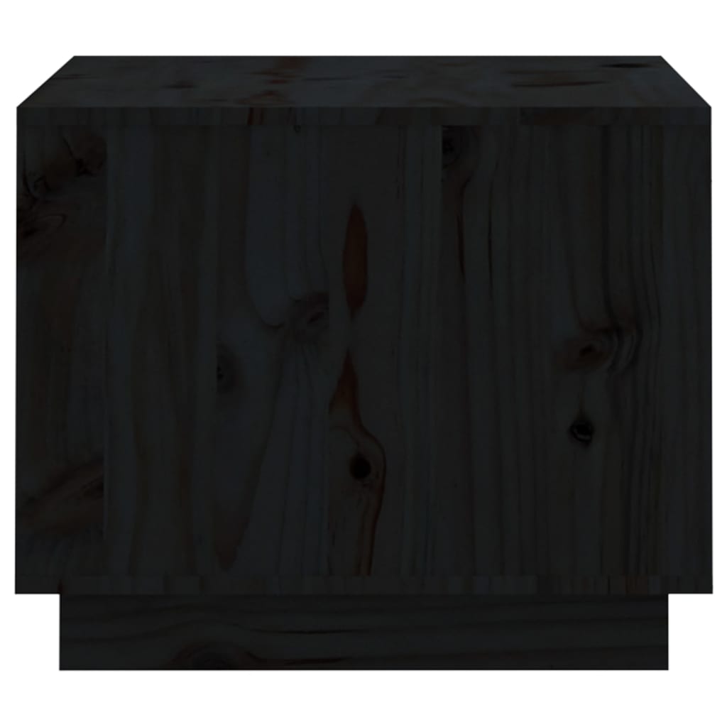 vidaXL kohvilaud, must, 120x50x40,5 cm, männipuit