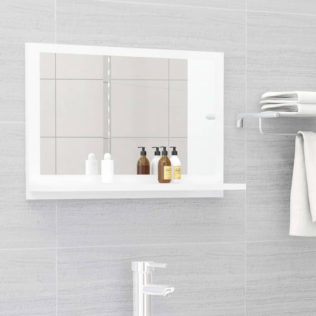 vidaXL vannitoa peeglikapp valge 60 x 10,5 x 37 cm puitlaastplaat