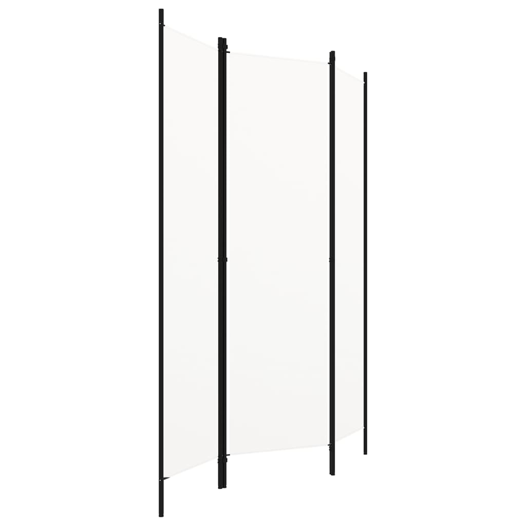 vidaXL 3 paneeliga ruumijagaja, valge, 150 x 180 cm