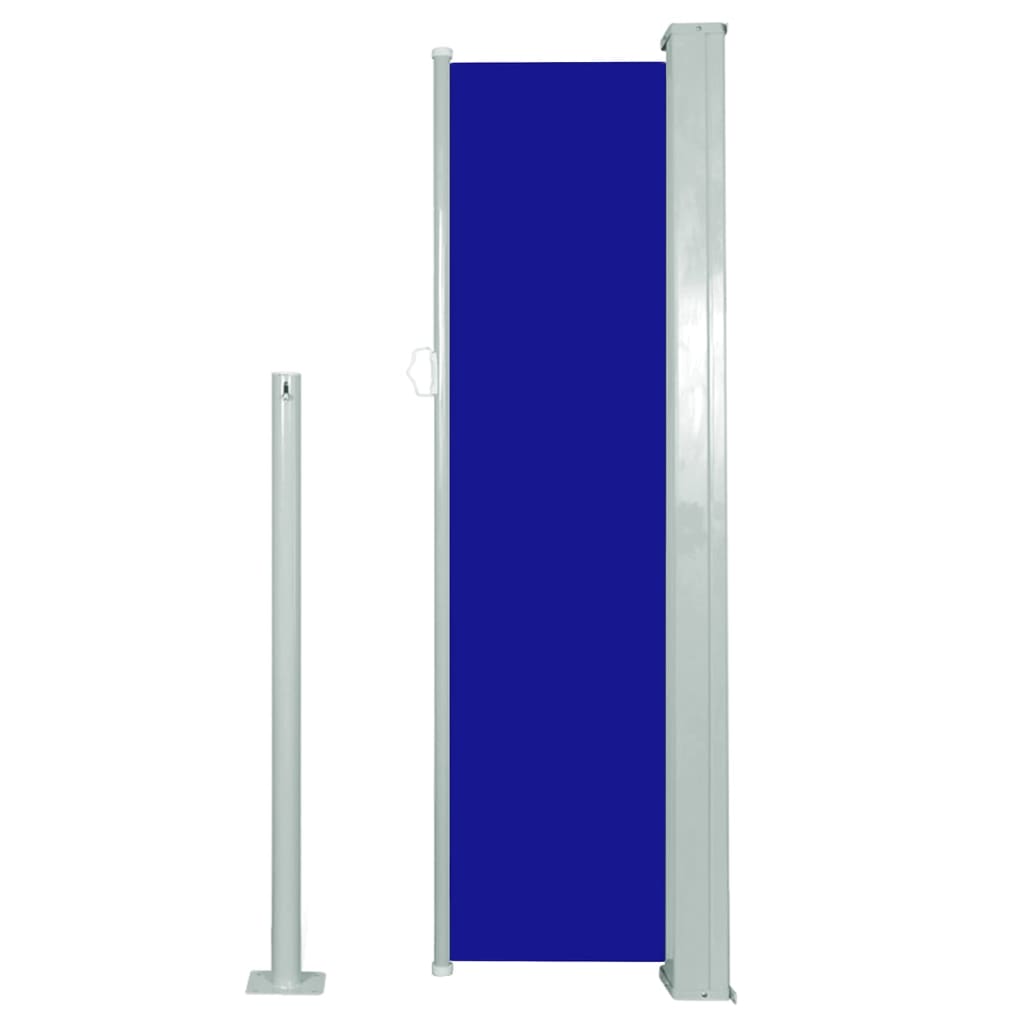vidaXL lahtitõmmatav külgsein, 120 x 300 cm, sinine