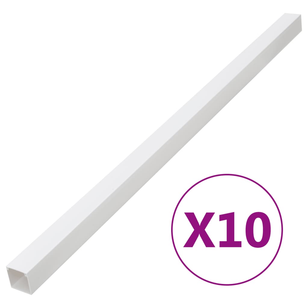 vidaXL kaablikanal, 150x50 mm, 10 m, PVC