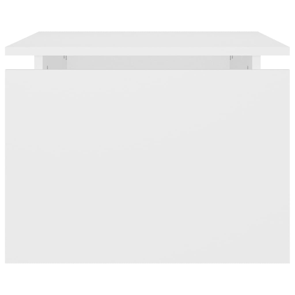 vidaXL kohvilaud, valge, 68x50x38 cm, puitlaastplaat