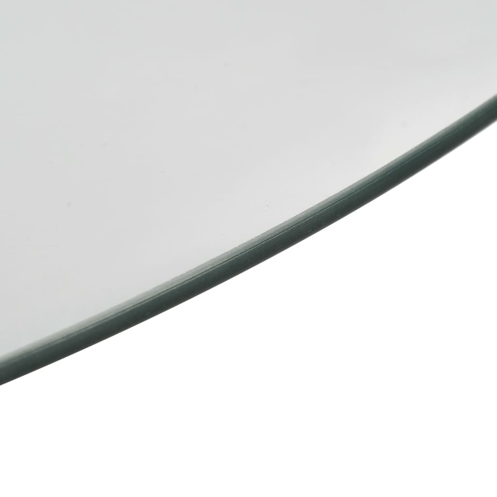 vidaXL pöörlev serveerimisplaat, läbipaistev, 60 cm, karastatud klaas