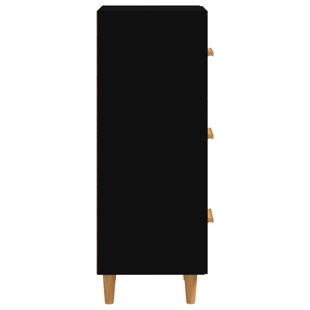 vidaXL puhvetkapp, must, 34,5 x 34 x 90 cm, tehispuit