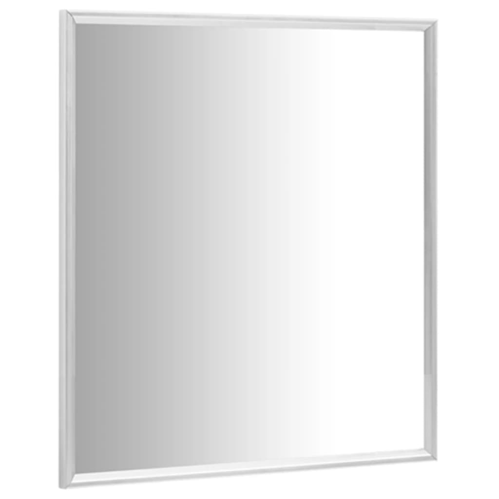 vidaXL peegel, hõbedane, 50 x 50 cm