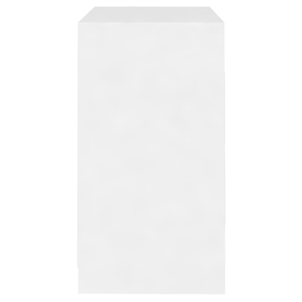 vidaXL puhvetkapp, valge, 70x41x75 cm, tehispuit