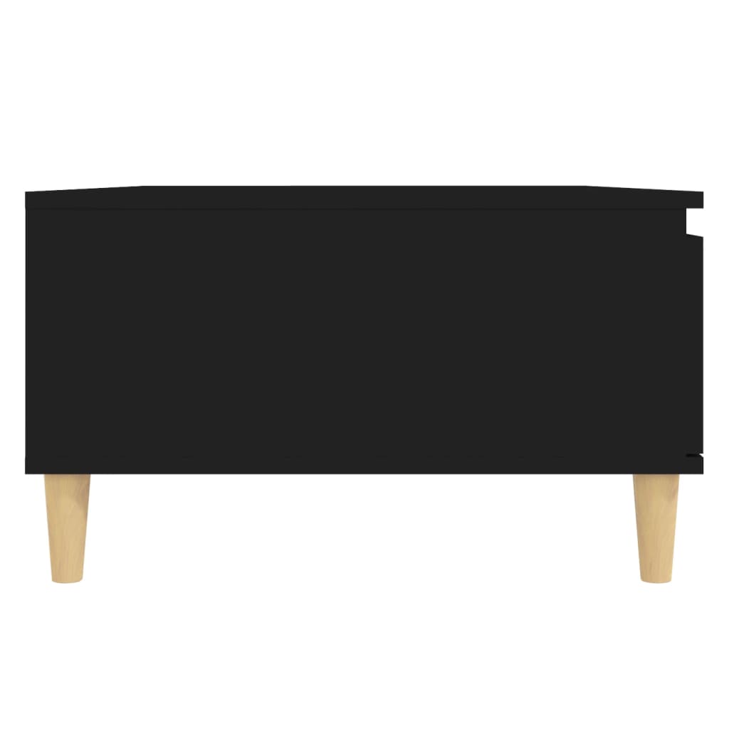 vidaXL kohvilaud, must, 90x60x35 cm, puitlaastplaat