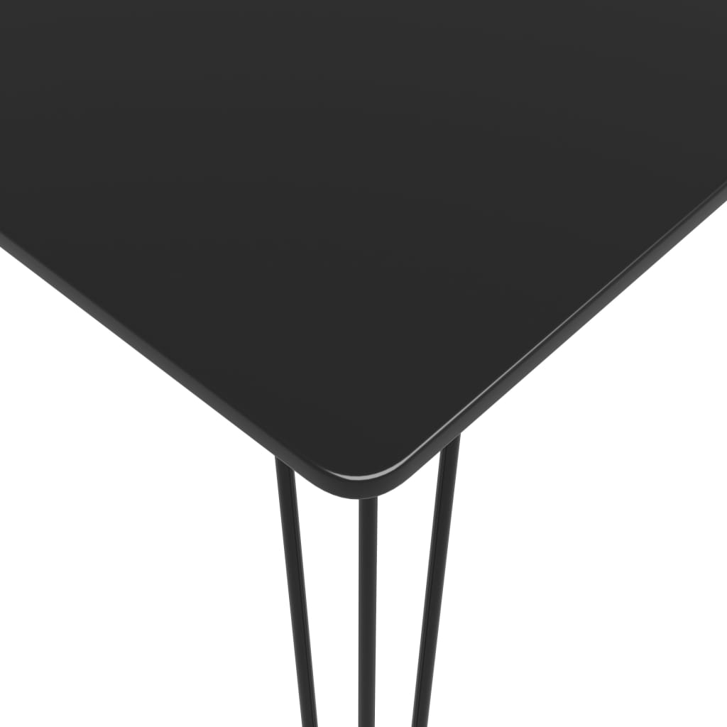 vidaXL 7-osaline baarimööbli komplekt, must ja hall