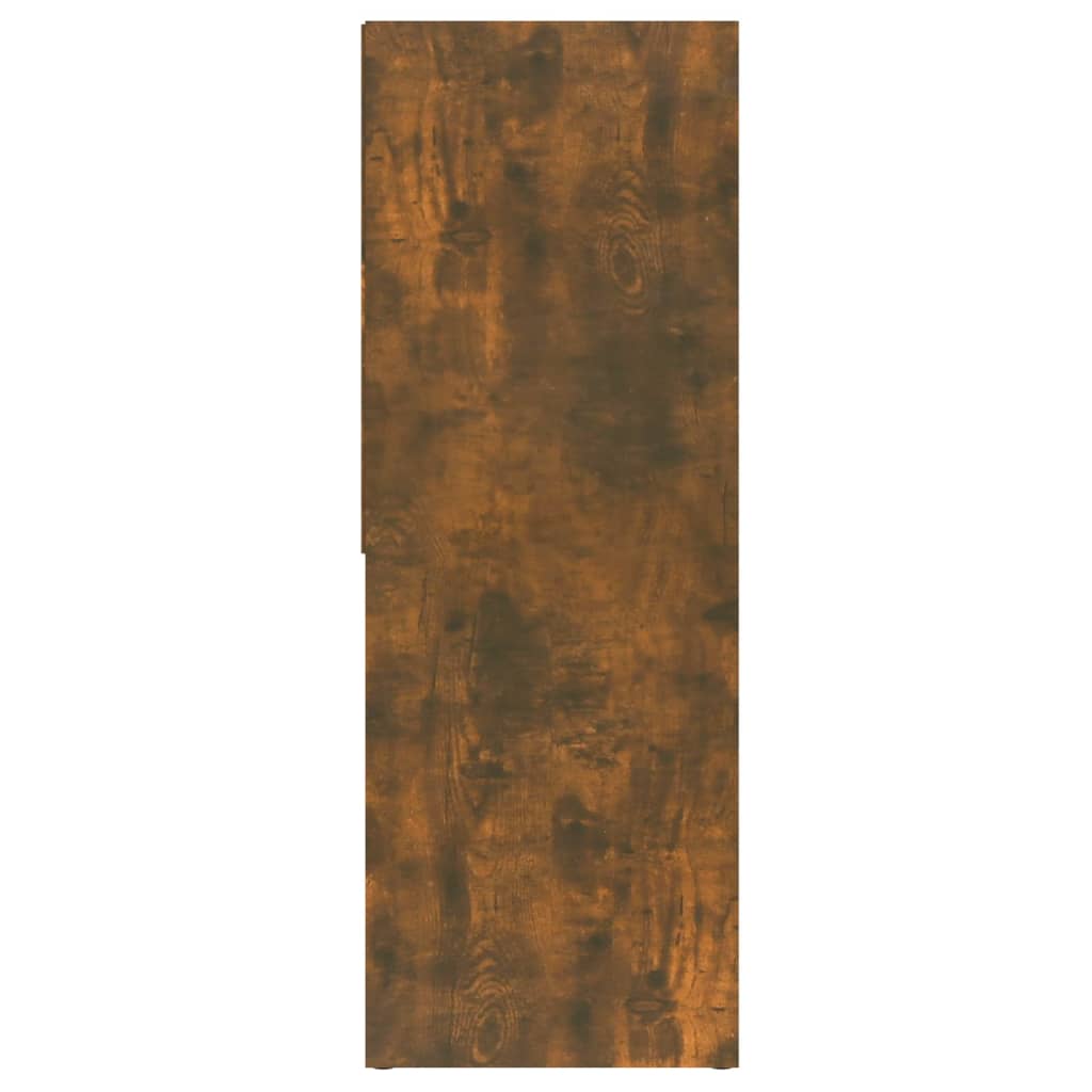 vidaXL raamatukapp, suitsutatud tamm, 67 x 24 x 161 cm, tehispuit