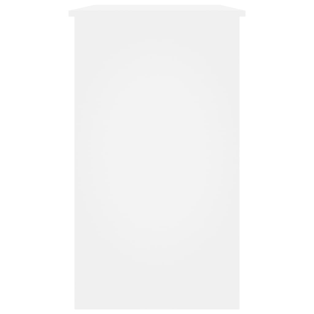 vidaXL kirjutuslaud, valge, 90 x 45 x 76 cm, puitlaastplaat