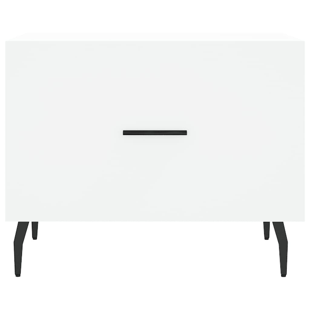 vidaXL kohvilaud, valge, 50 x 50 x 40 cm, tehispuit